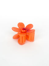 Pinza flor naranja