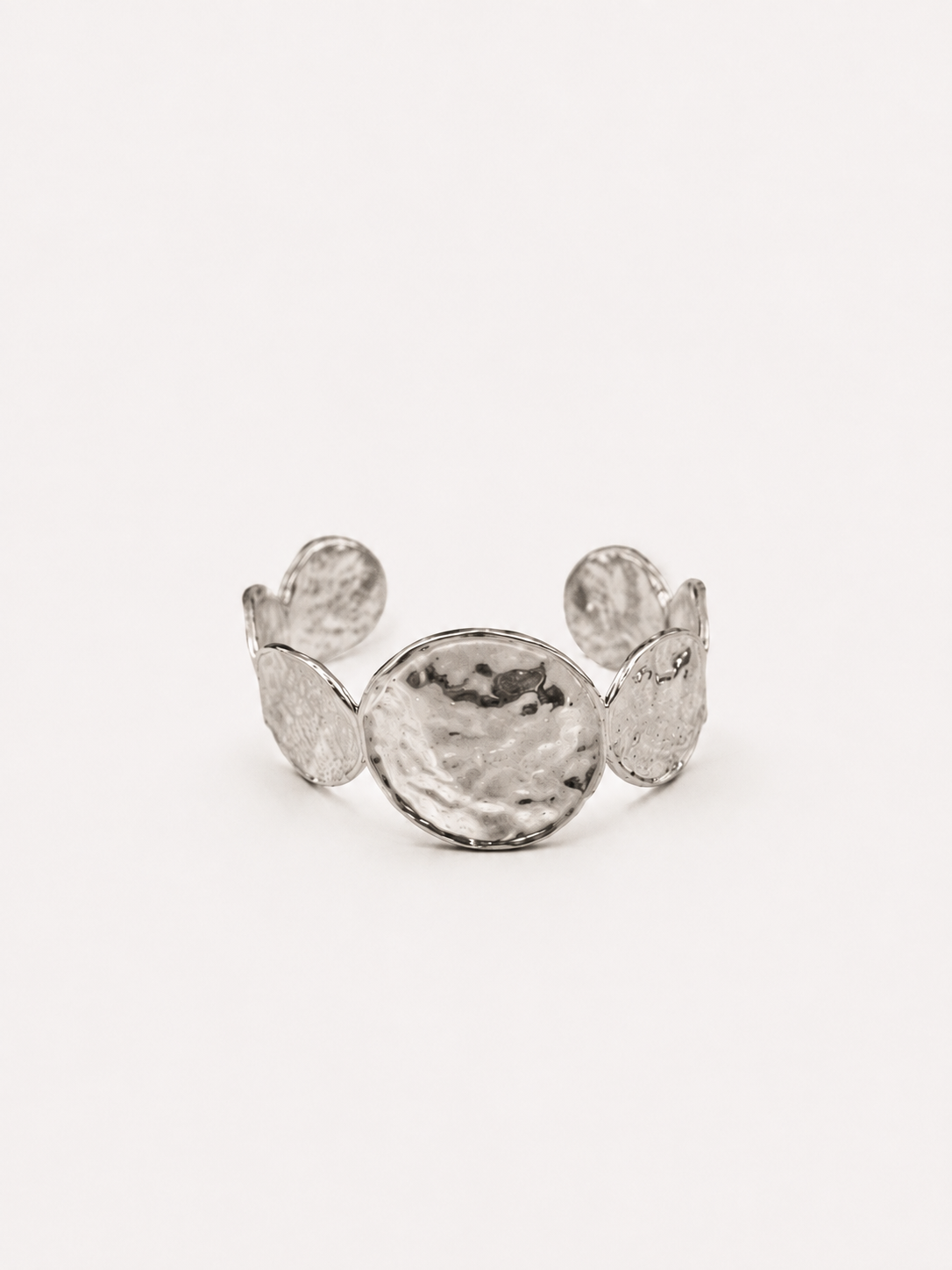 Brazalete medallas plateado