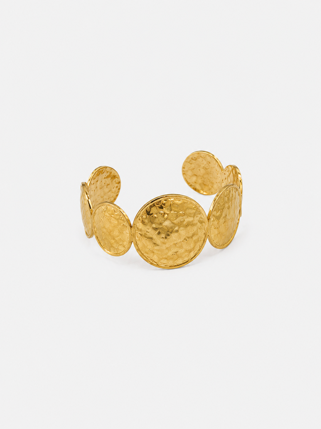 Brazalete medallas dorado