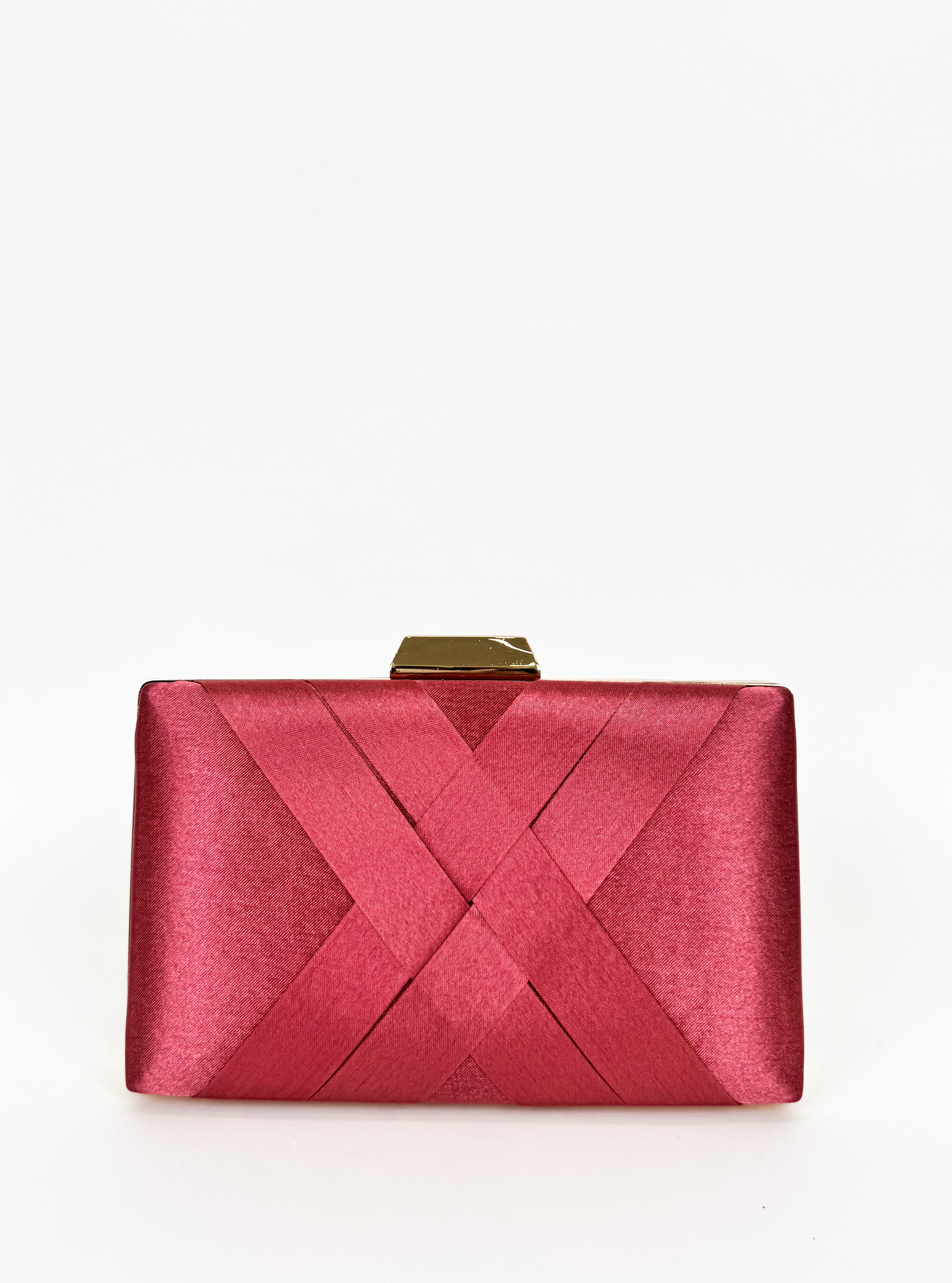 Clutch satinado colorete