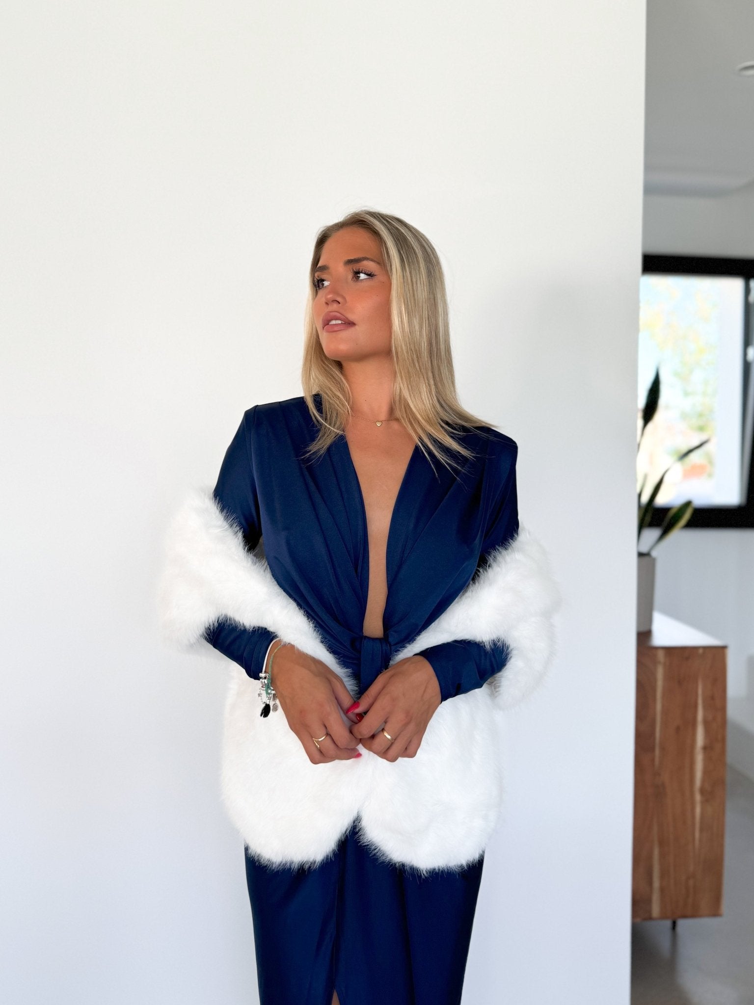 Estola evento pelo blanca - Sorellas The Brand Barcelona S.L