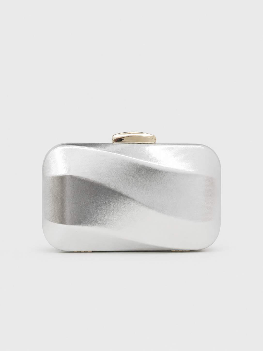 Pochette argento effetto onda