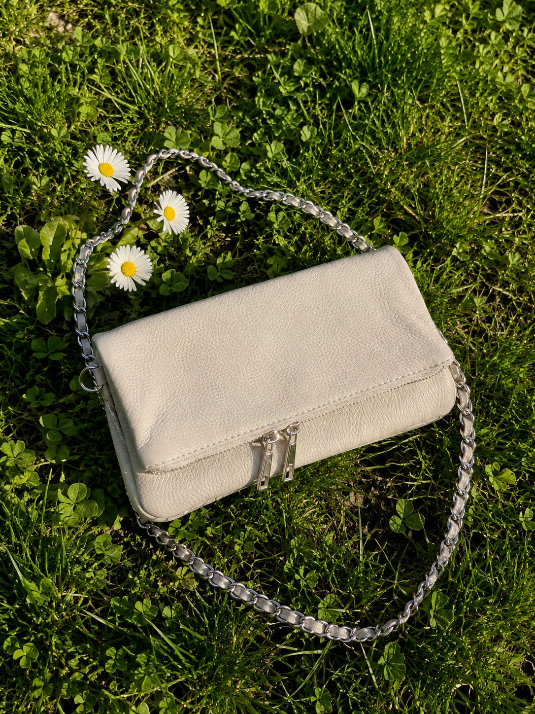 Sac en cuir chaînes de glace