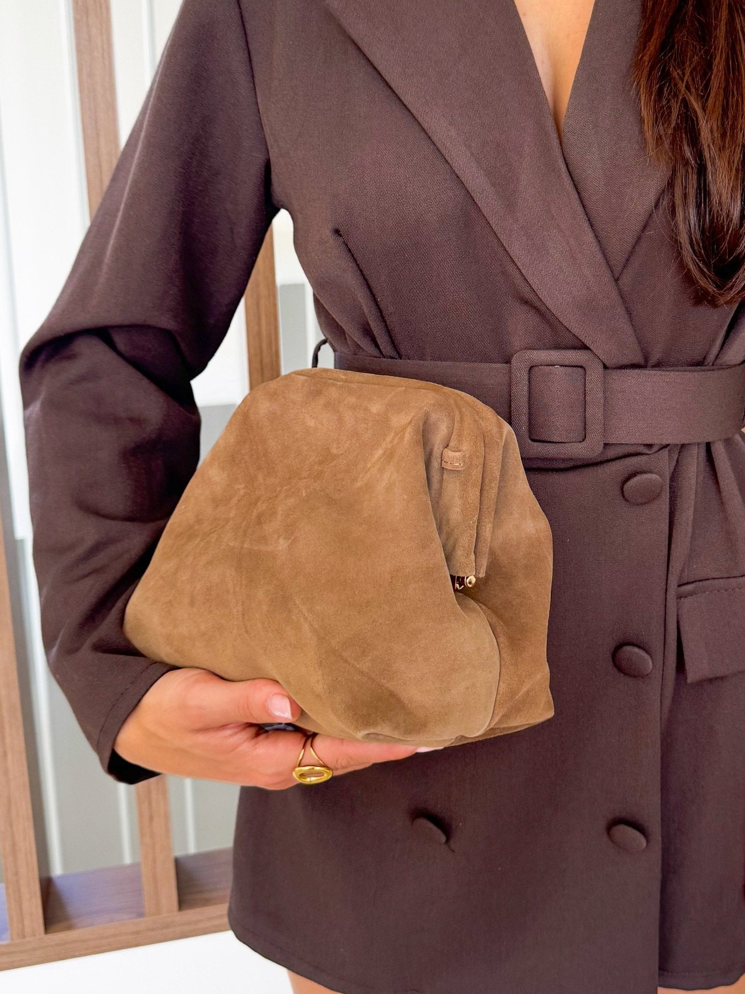 Clutch ante chocolate - Sorellas The Brand Barcelona S.L