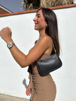 Bolso cadenas shoulder negro