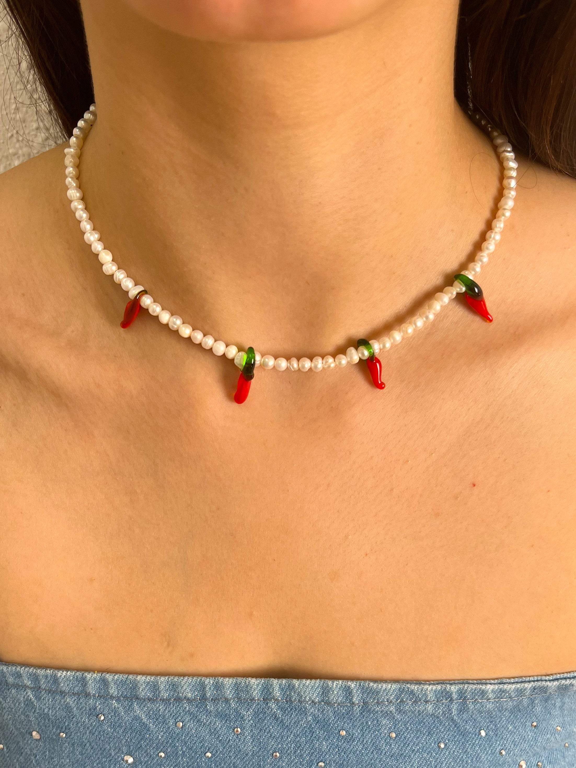 Collar perlas spicy