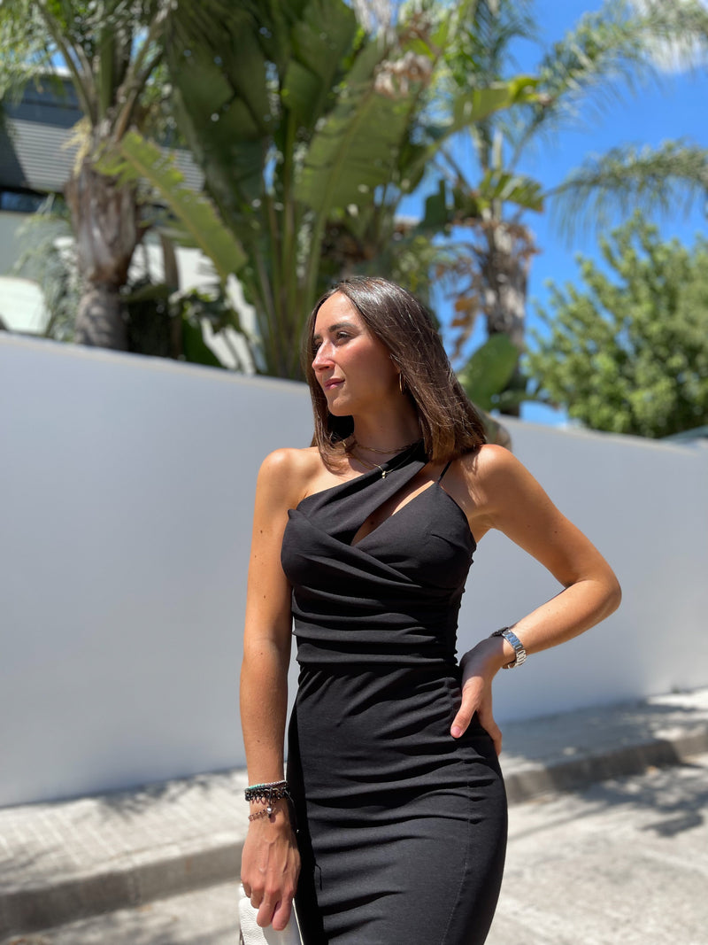 Vestido largo ajustado negro – Sorellas The Brand Barcelona S.L