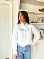 Sudadera Sorellas capucha blanca