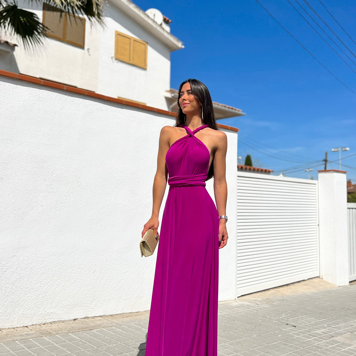 Robe Colorée SMASH - Taille S/36 - Style évasé Genou - Occasion Très Bon état
