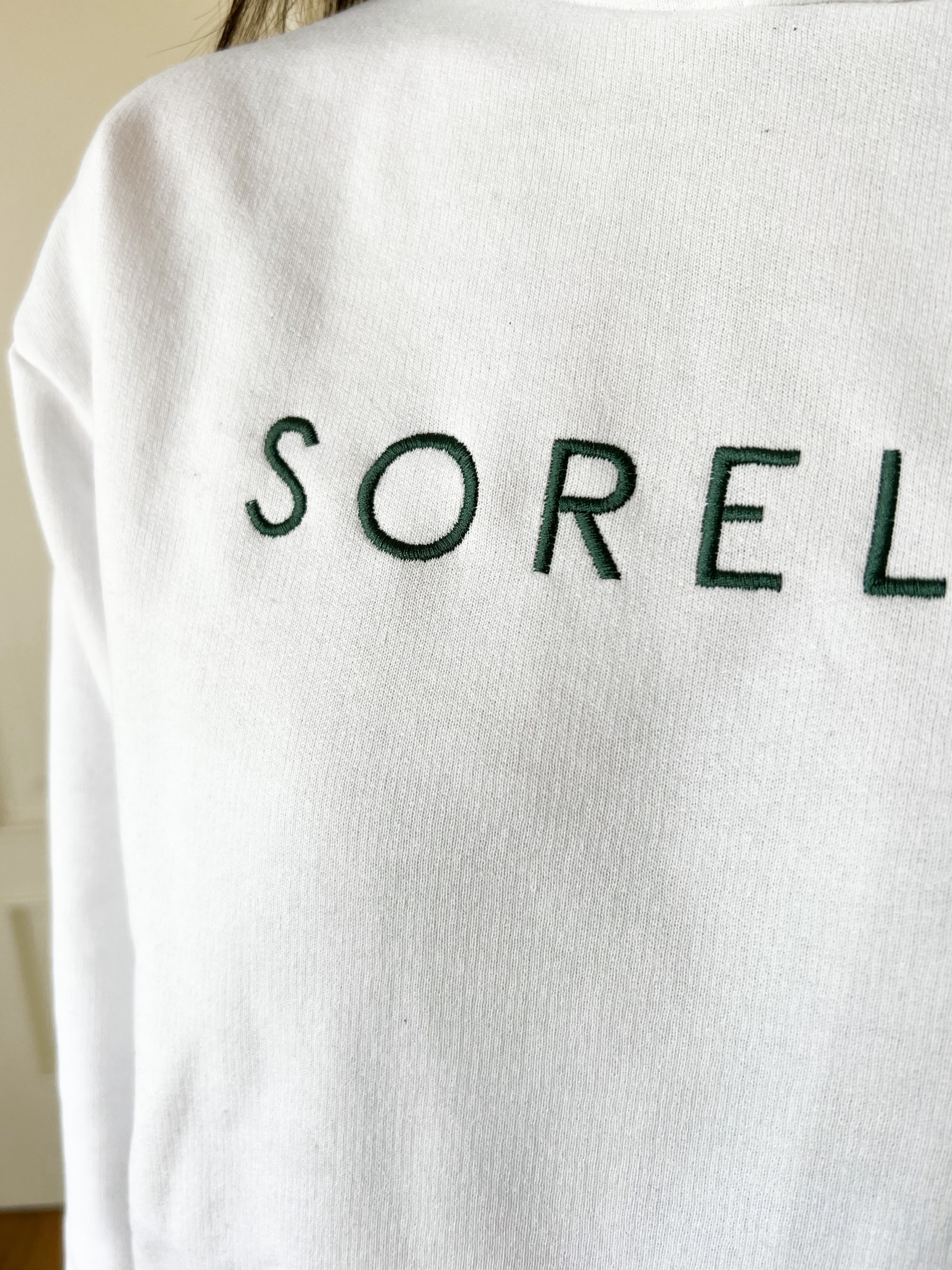 Sudadera Sorellas capucha blanca