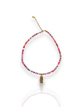 Multicolor shell necklace