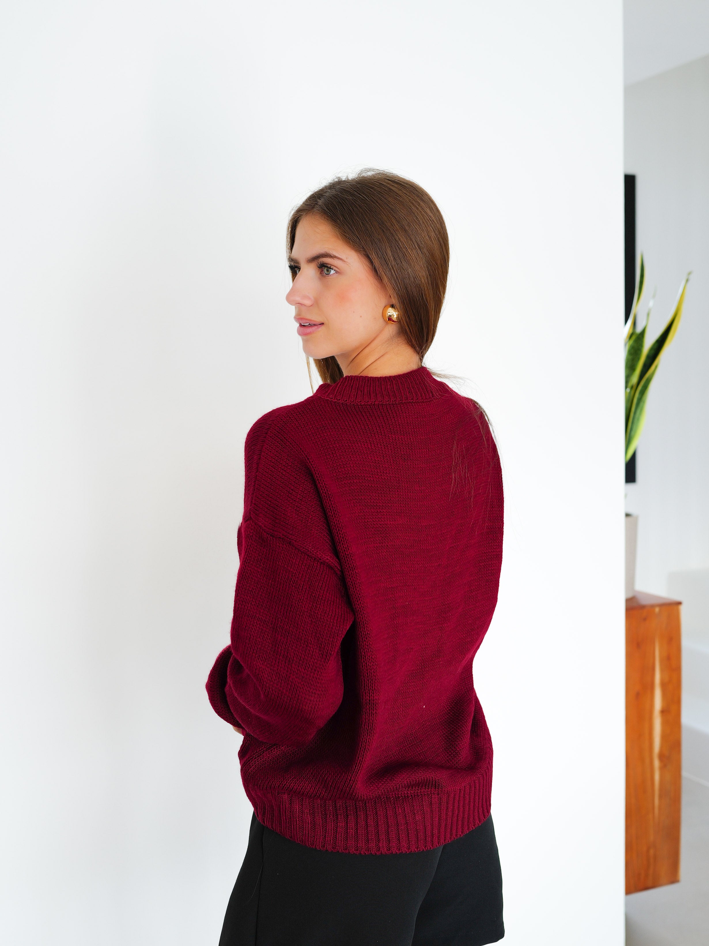 Bordeaux flag sweater