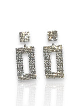 Square gloss earrings