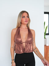 Chocolate metallic opening top