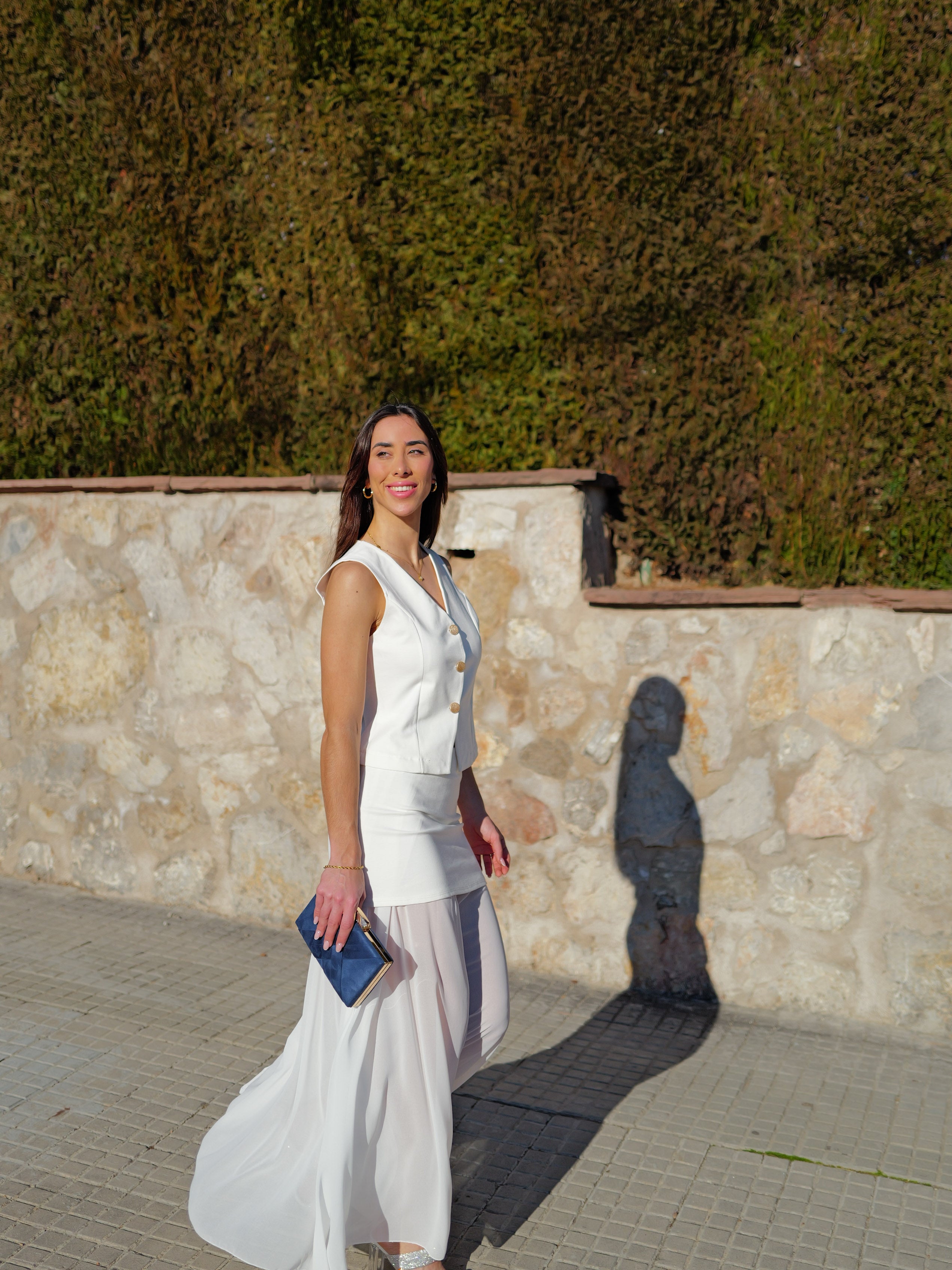 White tulle flying set