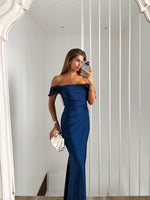 Navy sleeveless dress