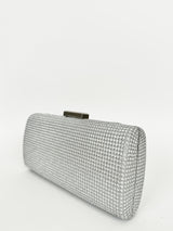 Clutch pocket silver glitter