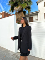 Black oversize blazer