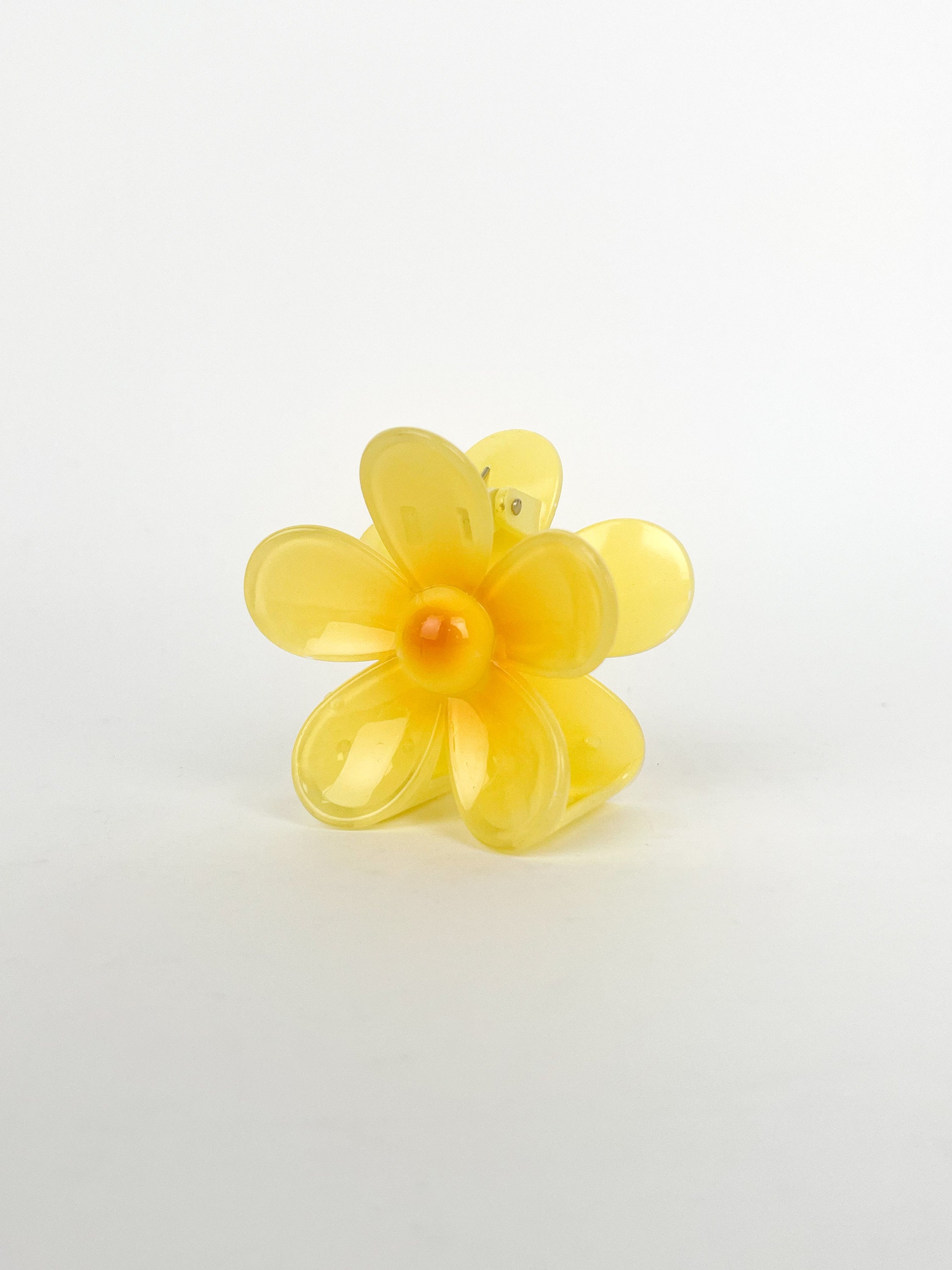 Yellow flower clip