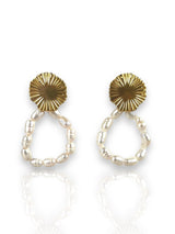 Pearl drop earrings