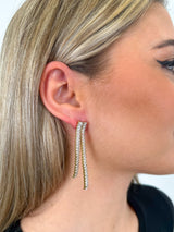 Double drop earrings