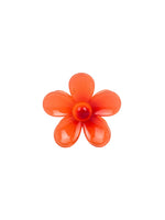 Orange flower clip