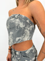 Camouflage band top