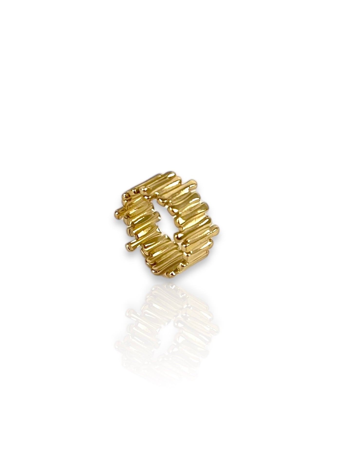 Golden big asim ring