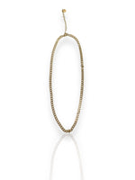 Gold plated fine chain pendant