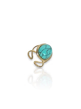 Calaite stone ring