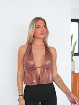 Chocolate metallic opening top