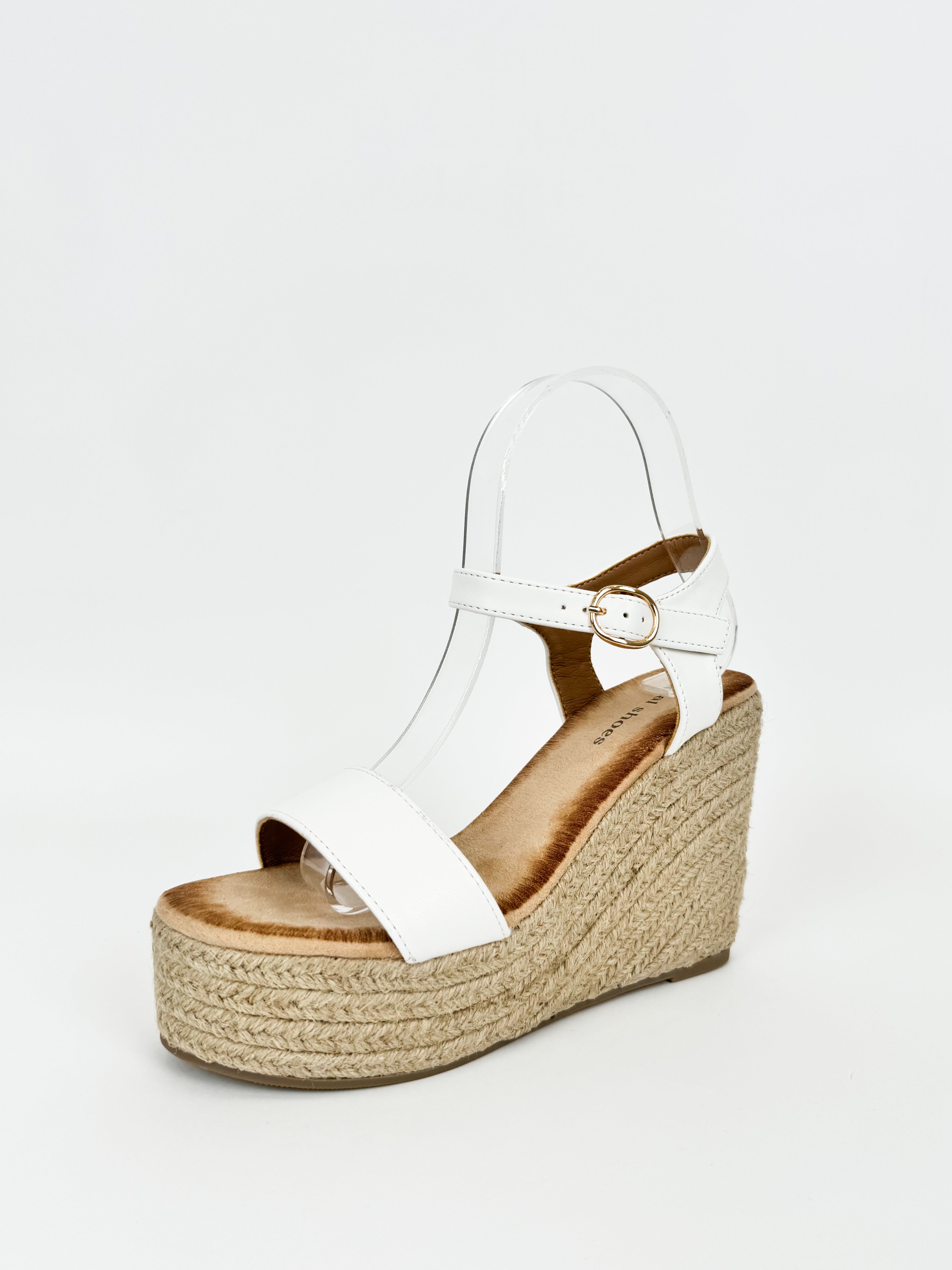 Esparto wedges white band