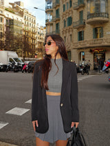 Black oversize blazer