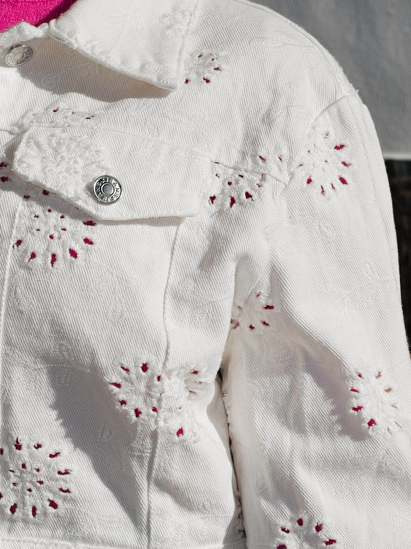 White lace denim jacket - Sorellas The Brand Barcelona S.L.