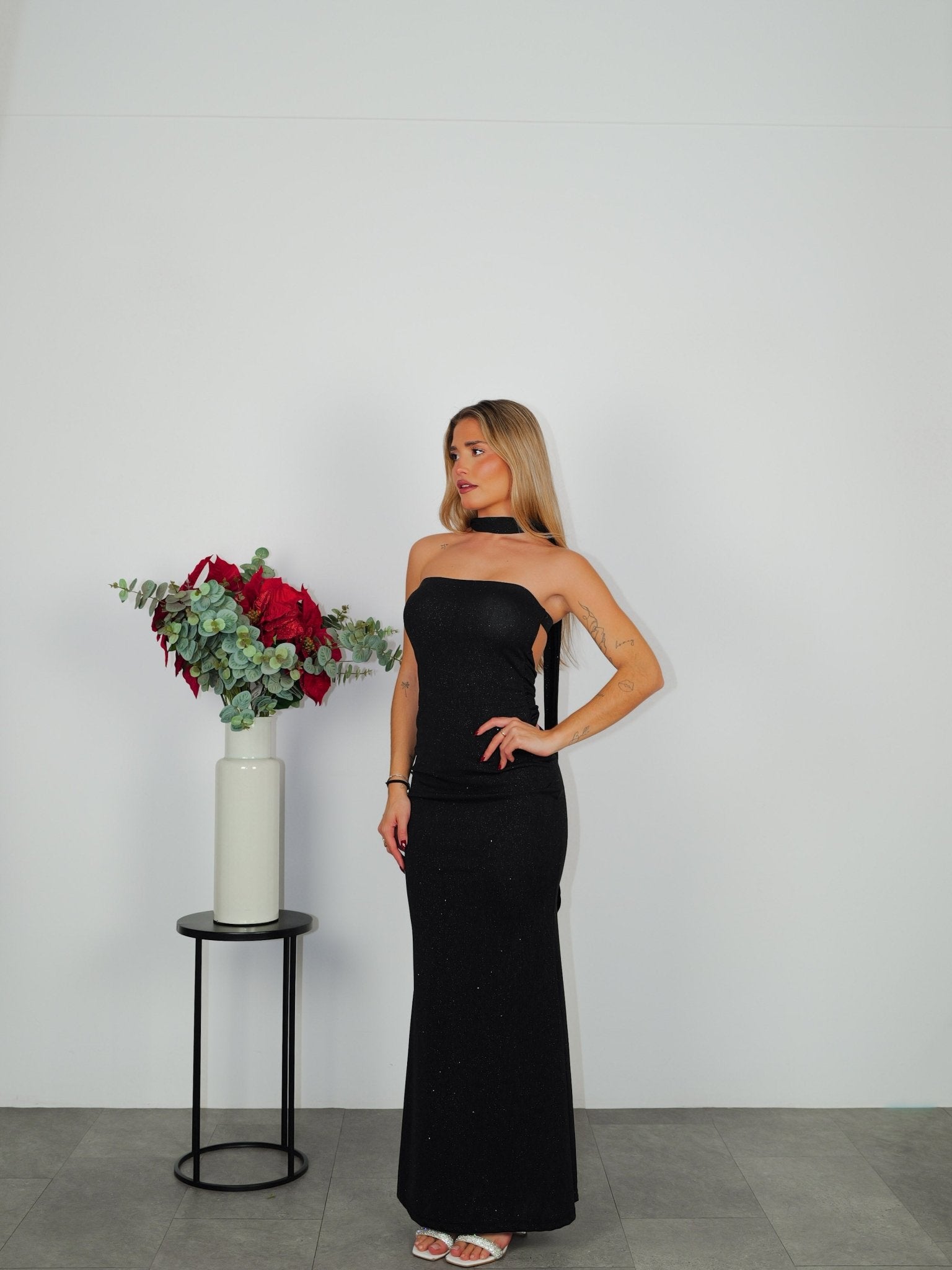 Black lurex backless dress - Sorellas The Brand Barcelona S.L