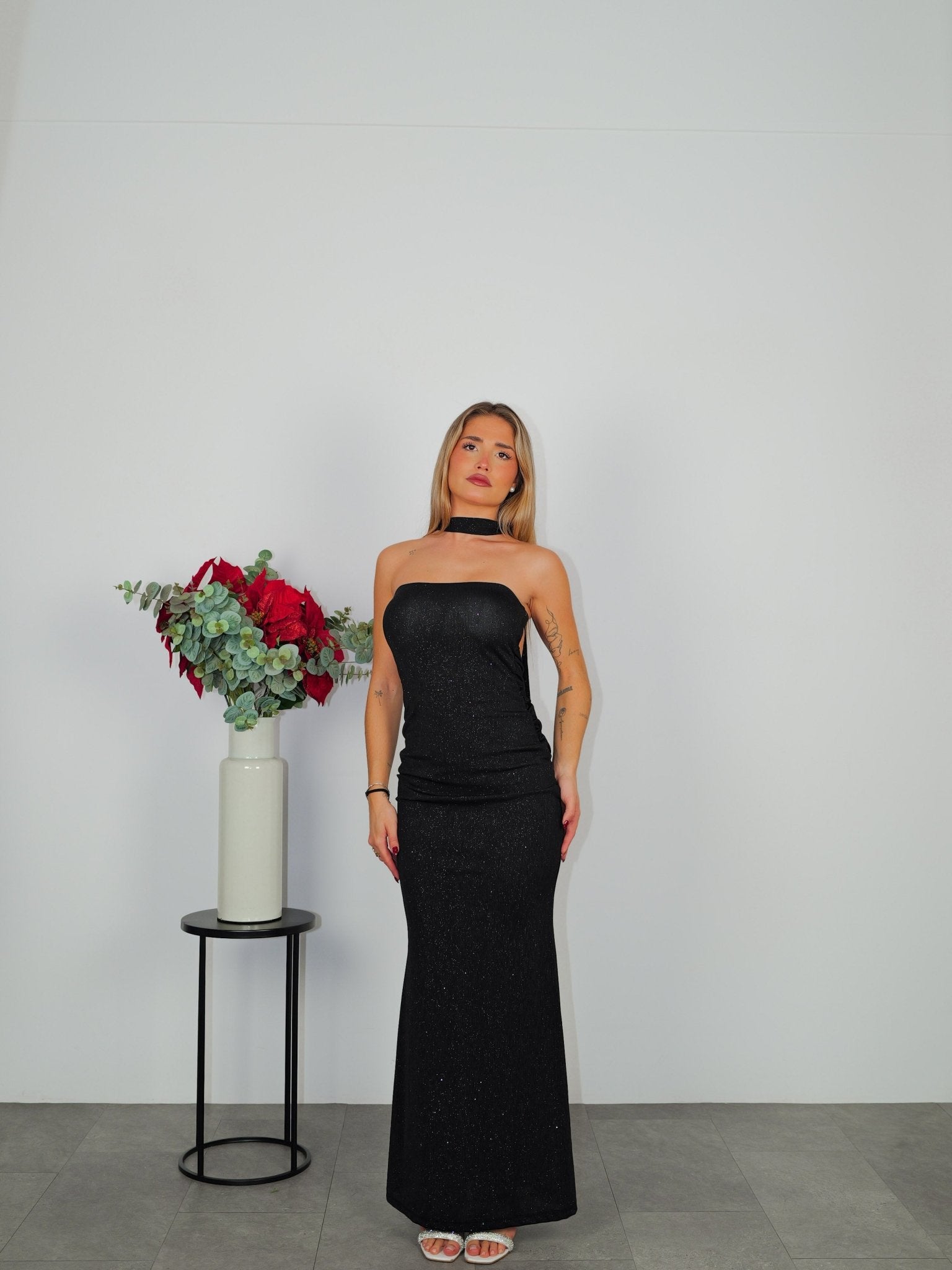 Black lurex backless dress - Sorellas The Brand Barcelona S.L