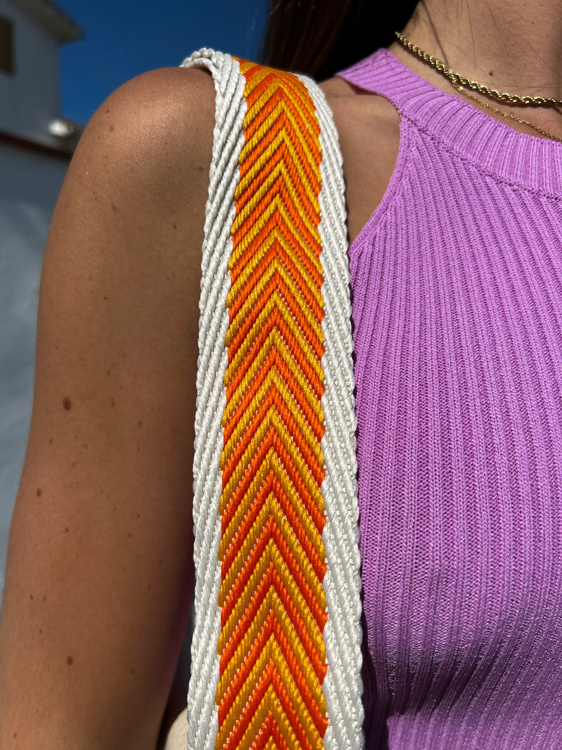 Double orange herringbone chain