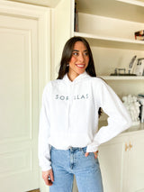 Sorellas sweatshirt white hood