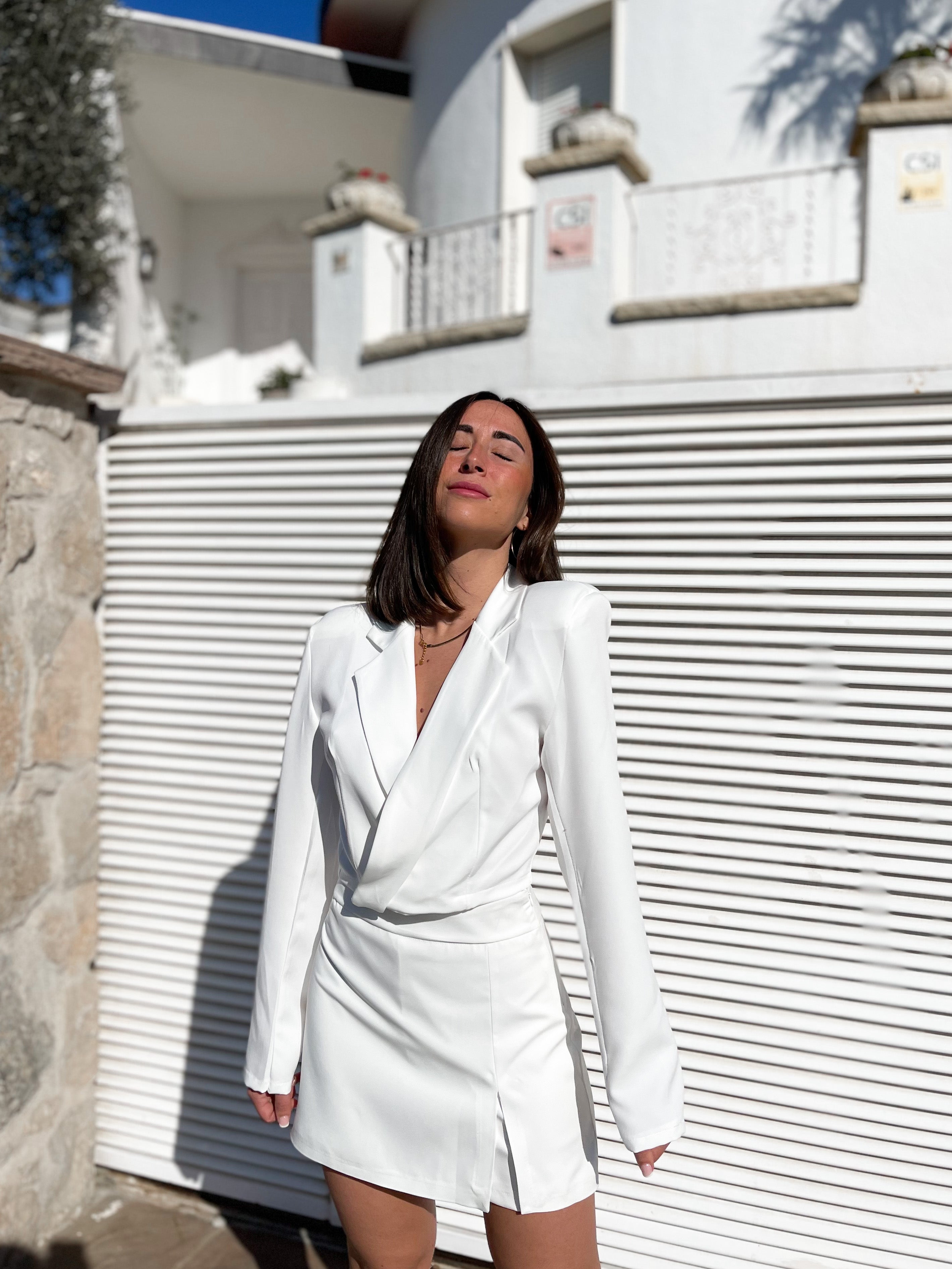 White skirt