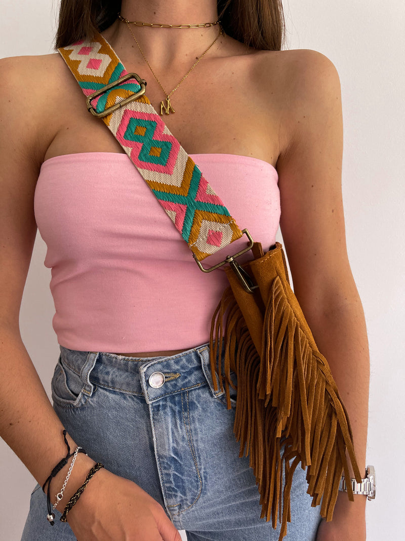 Ethnic pink chain