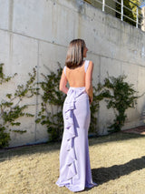 Lilac mermaid long dress