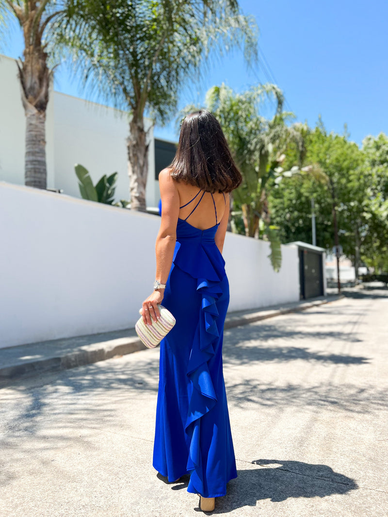 Long dress klein tail