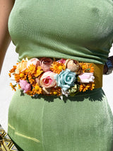 Mustard flowers belt