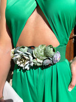 Green flower belt