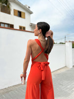 Multi orange jumpsuit