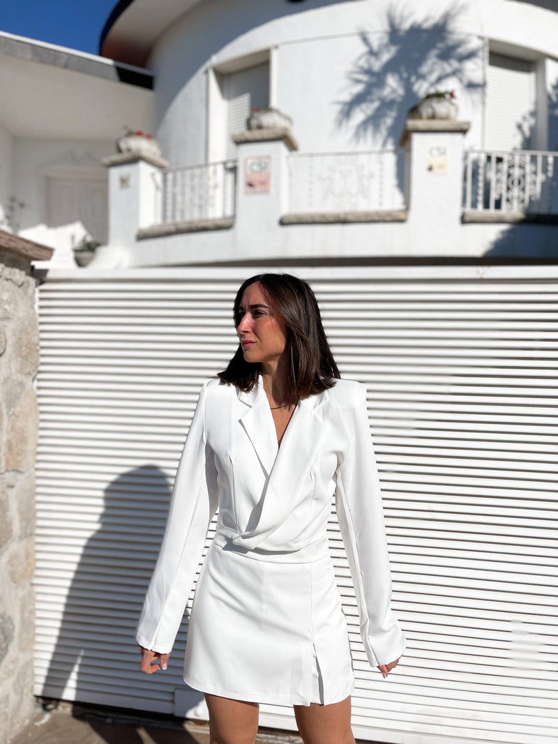 White trouser skirt