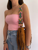 Ethnic pink chain