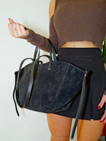 Bolso ante shopper negro