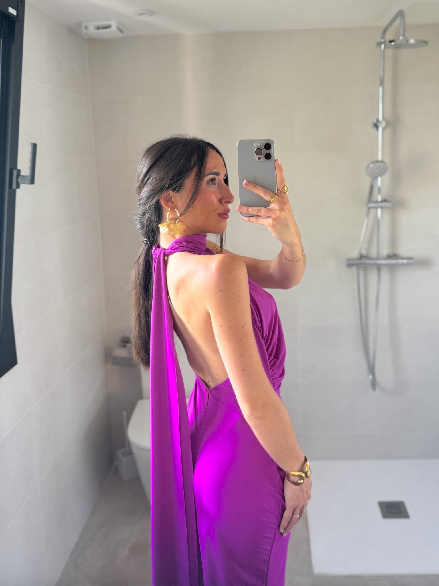 Robe dos nu à nouer BOUGAINVILLEA  SORELLAS