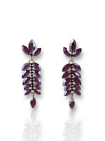 Boucles d'oreilles lilas